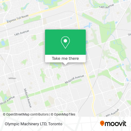 Olympic Machinery LTD map