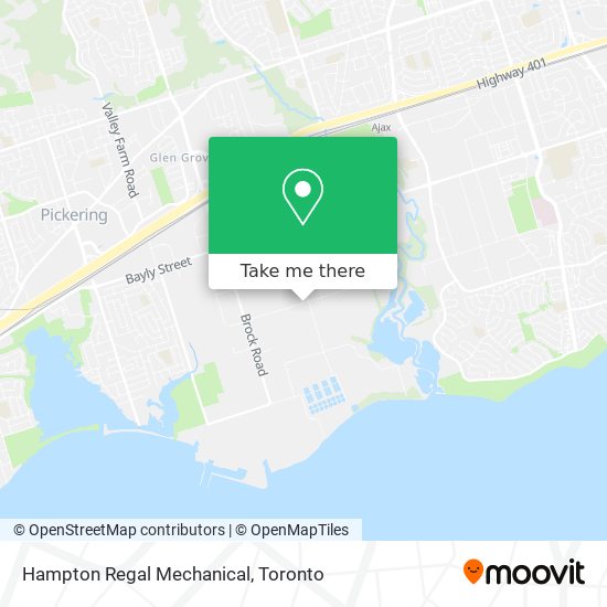 Hampton Regal Mechanical map