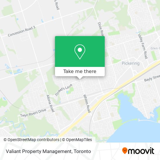 Valiant Property Management map