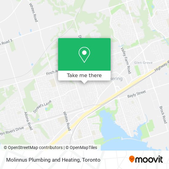 Molinnus Plumbing and Heating map