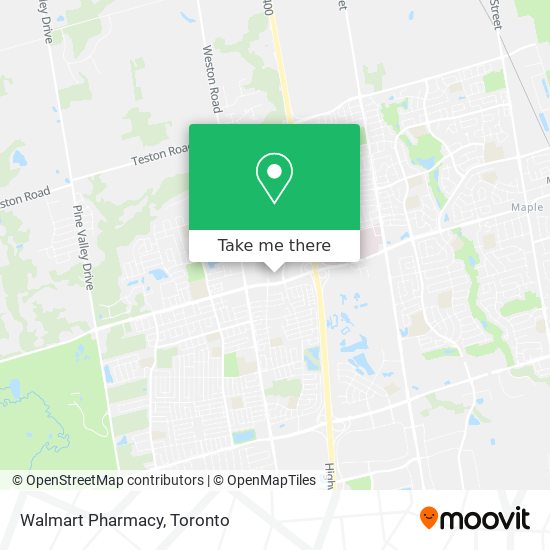 Walmart Pharmacy map