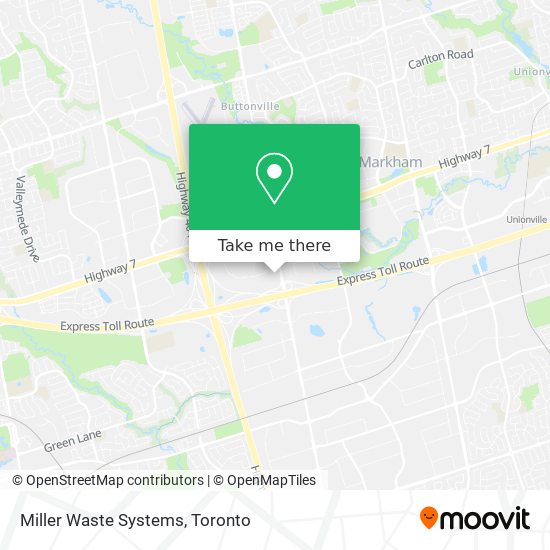 Miller Waste Systems map