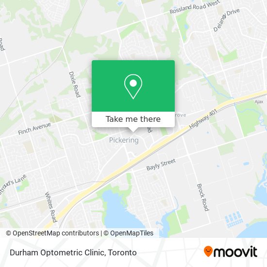 Durham Optometric Clinic map