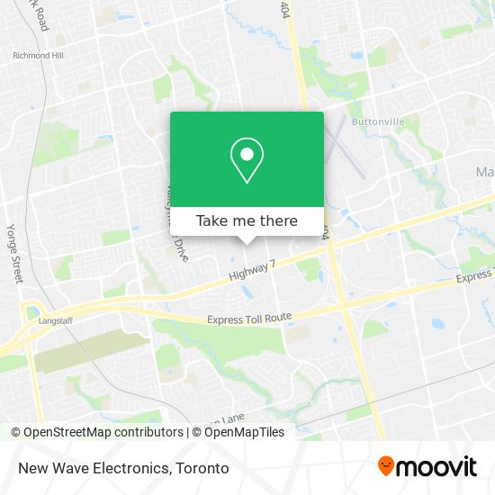 New Wave Electronics map