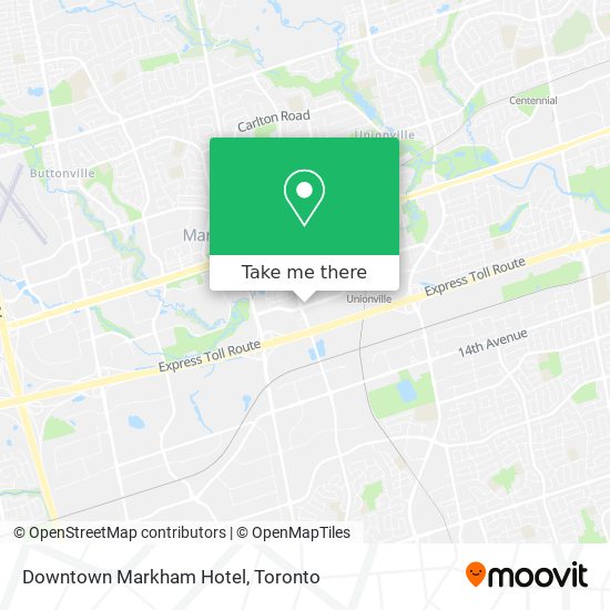 Downtown Markham Hotel plan