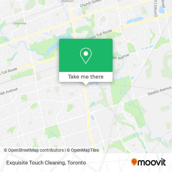 Exquisite Touch Cleaning map