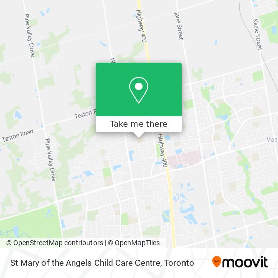 St Mary of the Angels Child Care Centre map