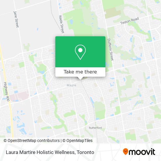 Laura Martire Holistic Wellness map