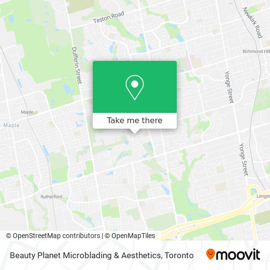 Beauty Planet Microblading & Aesthetics map