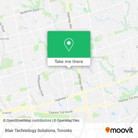 Blair Technology Solutions map