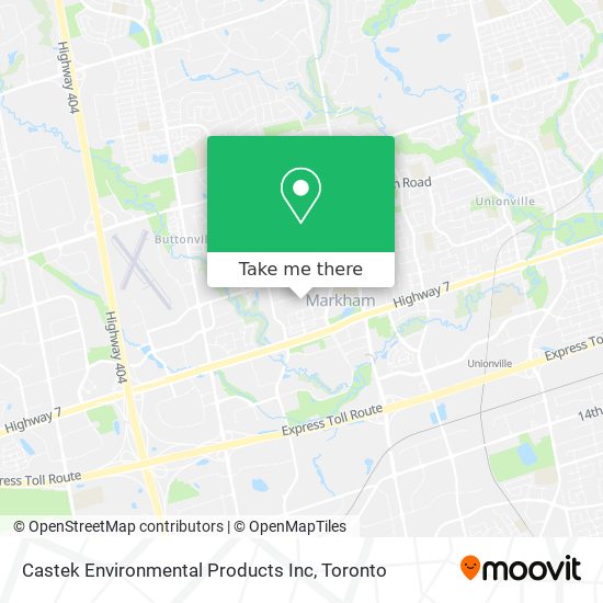 Castek Environmental Products Inc map