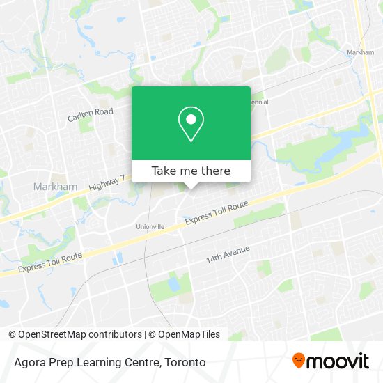 Agora Prep Learning Centre map