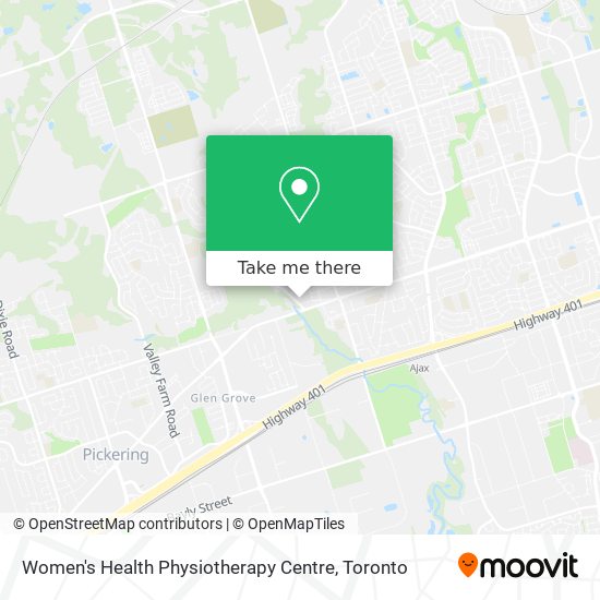 Women's Health Physiotherapy Centre map