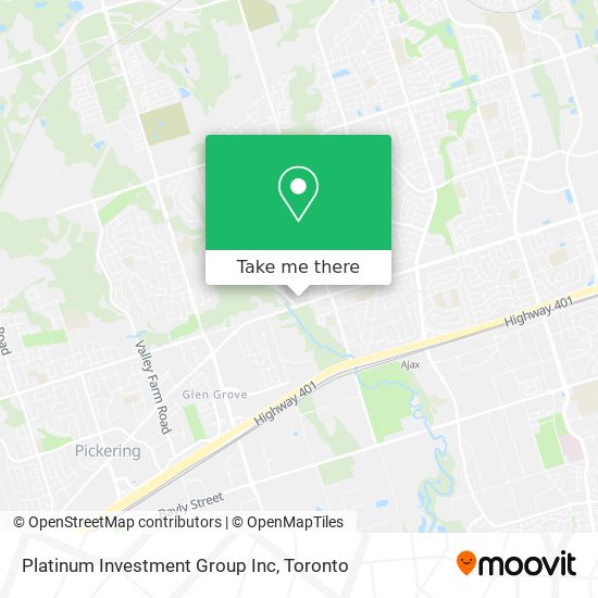 Platinum Investment Group Inc map