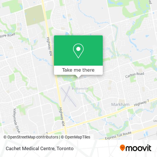 Cachet Medical Centre map