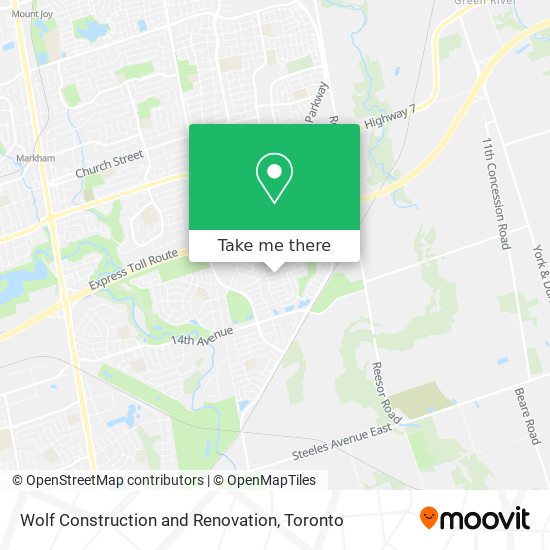 Wolf Construction and Renovation map