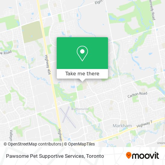 Pawsome Pet Supportive Services map