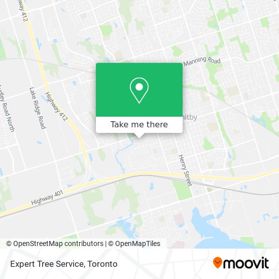 Expert Tree Service map