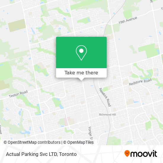 Actual Parking Svc LTD map