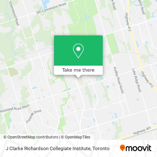 J Clarke Richardson Collegiate Institute map