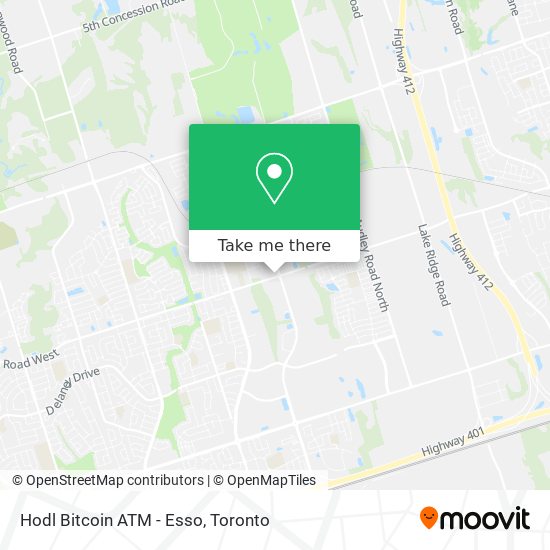 Hodl Bitcoin ATM - Esso plan