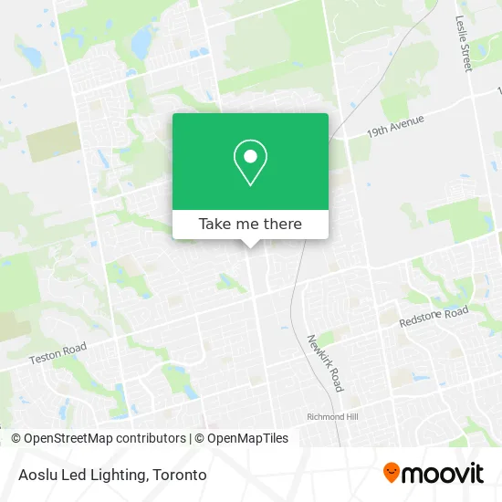 Aoslu Led Lighting map