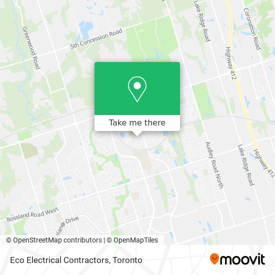 Eco Electrical Contractors map