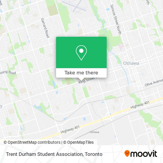 Trent Durham Student Association map