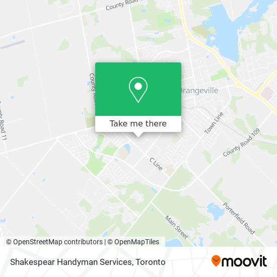 Shakespear Handyman Services map