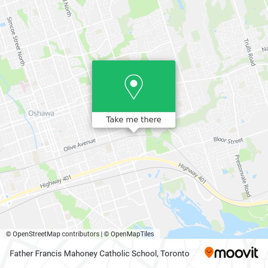 Father Francis Mahoney Catholic School map
