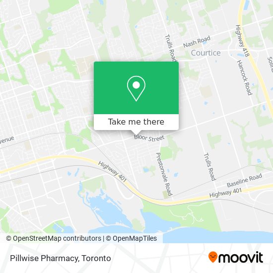 Pillwise Pharmacy map