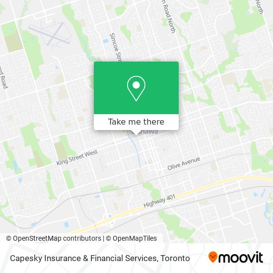 Capesky Insurance & Financial Services map