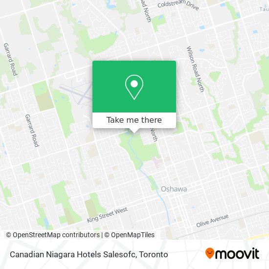 Canadian Niagara Hotels Salesofc map