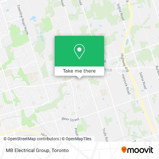 MB Electrical Group map