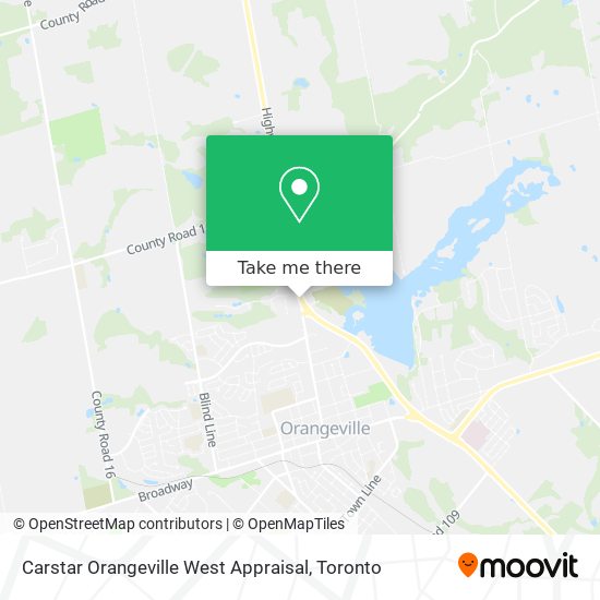 Carstar Orangeville West Appraisal map