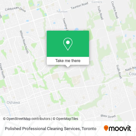 Polished Professional Cleaning Services map