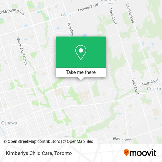 Kimberlys Child Care map