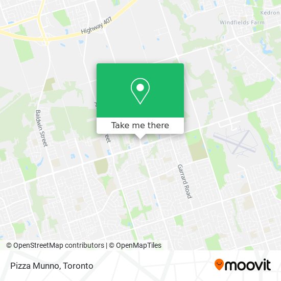 Pizza Munno map