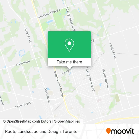 Roots Landscape and Design map