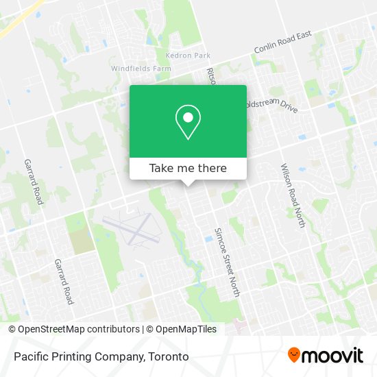 Pacific Printing Company map