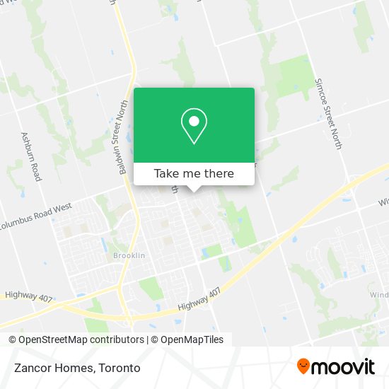 Zancor Homes map