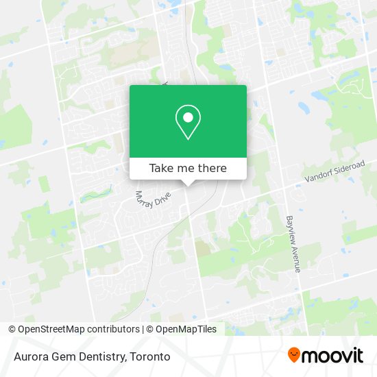 Aurora Gem Dentistry map