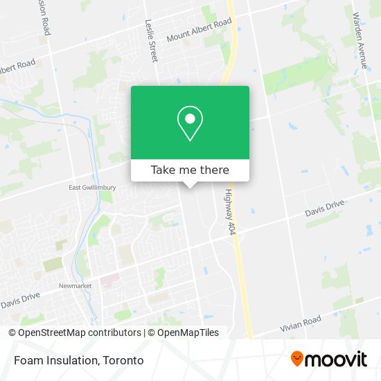 Foam Insulation map