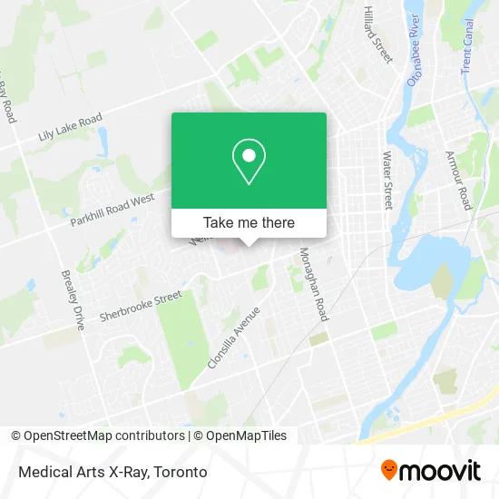 Medical Arts X-Ray map