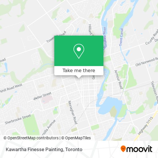 Kawartha Finesse Painting map