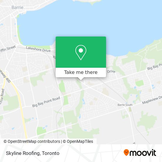 Skyline Roofing map
