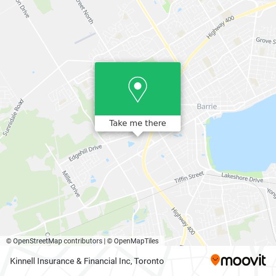 Kinnell Insurance & Financial Inc map