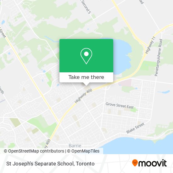 St Joseph's Separate School map