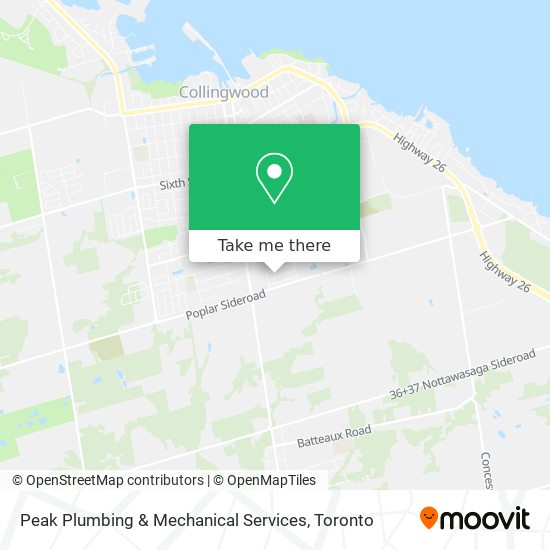 Peak Plumbing & Mechanical Services plan