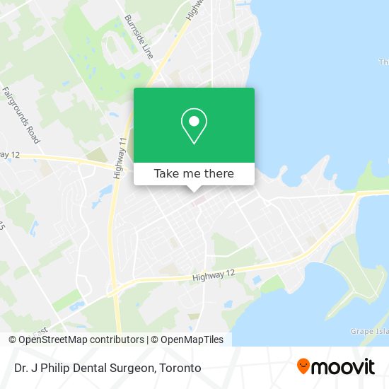 Dr. J Philip Dental Surgeon map